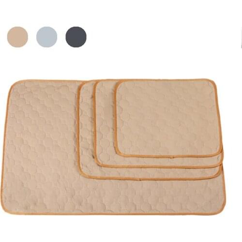 Dog Bed Mats Reusable Dogs Diaper Mat Waterproof Washable Pet Pee Mat Strong Absorbent Puppy Diapers Urine Pads Dog Accessories