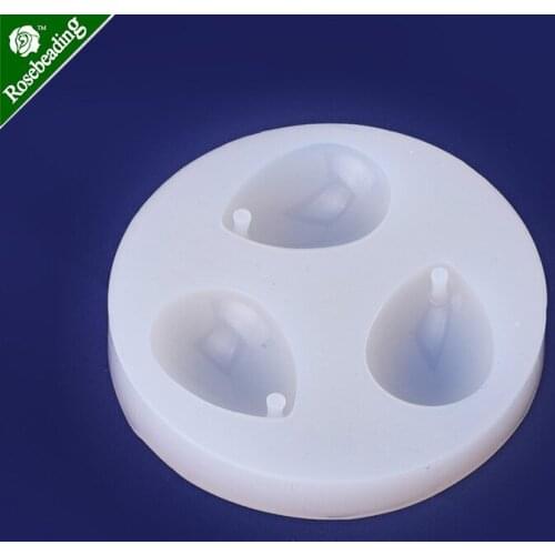 1pc 20x28x8mm clear mould For epoxy,polymer clay,silicone half dome mould for resin