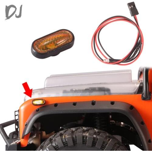 RC Model Car Parts LED Engine Cover Light Turn Signal for 1/10 Crawler Drift Truck TRAXXXAS TRX4 TRX6 G63 SCX10 III AX103007