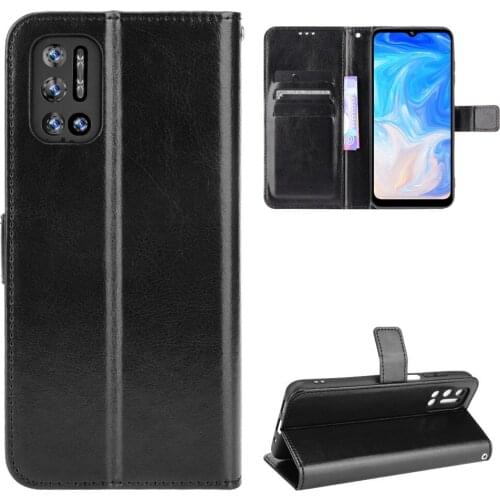 For Doogee N40 Pro Case Luxury Flip PU Leather Wallet Lanyard Stand Case For Doogee N40Pro N 40 Protective Phone Bags