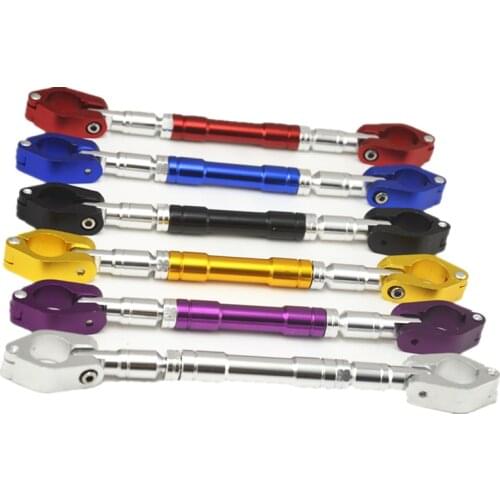 Universal Motorcycle 7/8" 22mm CNC Aluminum Handlebar Cross Bar Foldable Flexible Design Handle Bar Steering Wheel Strengthen
