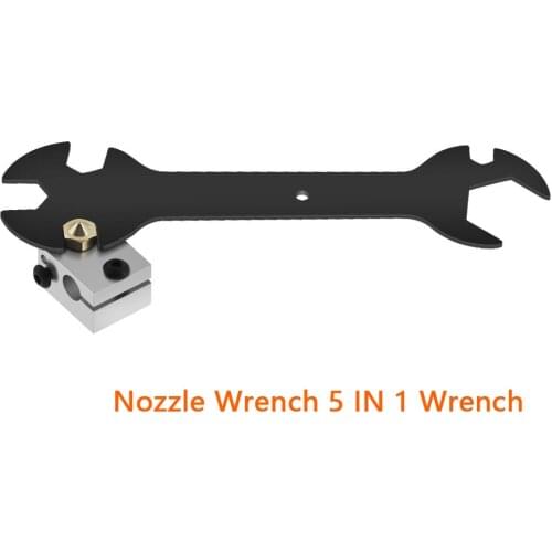Mini M2 M2.5 M3 M4 Screw Nut Hexagonal Cross Wrench Sleeve Maintenance Tool 4 Size Cross Sleeve Wrench for Ender 3 MK8 Nozzle