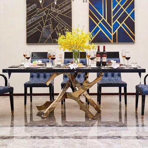 200X100X75 cm modern desgin marble dining table furniture W0204