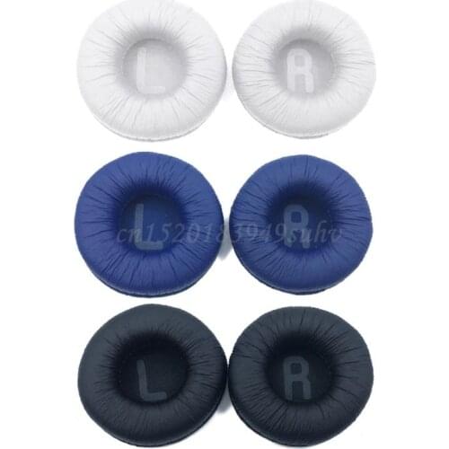 1 Pair Replacement foam Ear Pads pillow Cushion Cover for Tune600 T500BT T450 T450BT JR300BT Headphone Headset 70mm EarPads