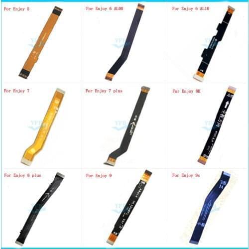 10pcs Motherboard Mainboard For Huawei Enjoy 5 6 7 8 8E 9 9s Plus AL10 AL00 Main board Connector Flex Cable Ribbon