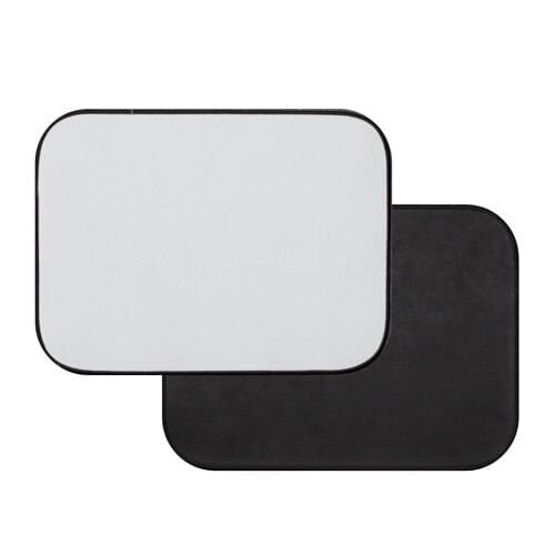 2pcs/lot Blank Sublimation Rubber Car Floor Mat Custom Logo Floor Mat Non-slip Bottom Car Inside Printed Car Floor Mats