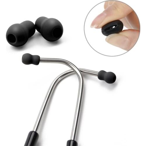 10PCS Universal Super Comfortable Soft Stethoscope Replacement Earbuds Earplug Eartips Earpieces for Littmann Stethoscope