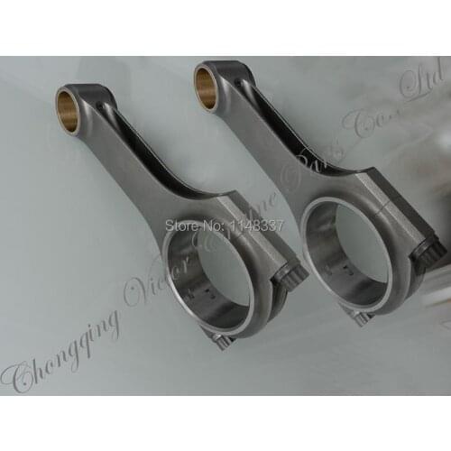 4G63,4G93 H-beam forged connecting rod with bolts for Mitsubishi with high quality high performance