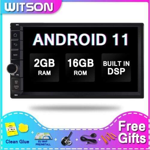 WITSON Android 10.0 Car Video FOR Universal Double Din DVD Player 2RAM 16ROM car dvd player android