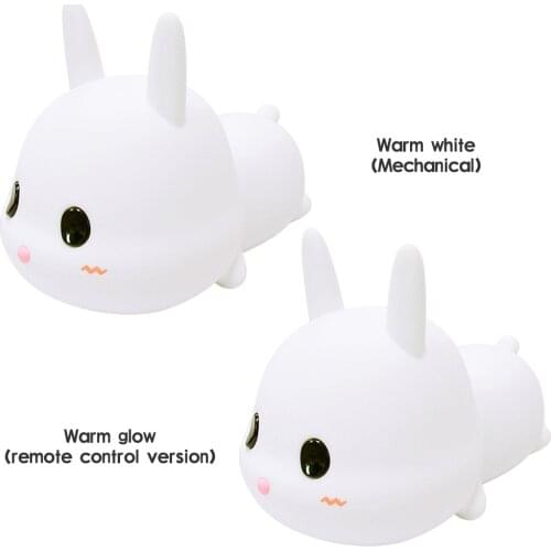 Household Rabbit LED Night Light for Kid Children, Dimmable & Rechargeable Bedroom Lamp Decorative Lamp Desk Light for Office