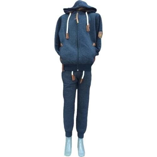 ÇETK-NAK-Ç-A Çocuk Antrasit Pamuklu Kapüşonlu Fermuarlı Cepli Eşofman Takım