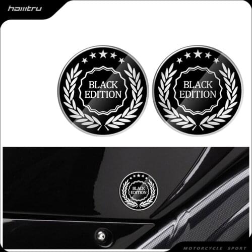 Black Edition Sticker Motorcycle Decal Case for Piaggio Vespa GTS GTV for BMW Honda T-MAX CBR Ducati Aprilia Sticker