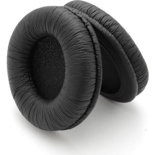 Black Earpads Cushion Ear Pads Replacement Foam Earmuffs Pillow Cover Cups Repair Parts for Sennheiser HD215 HD225 Headphones