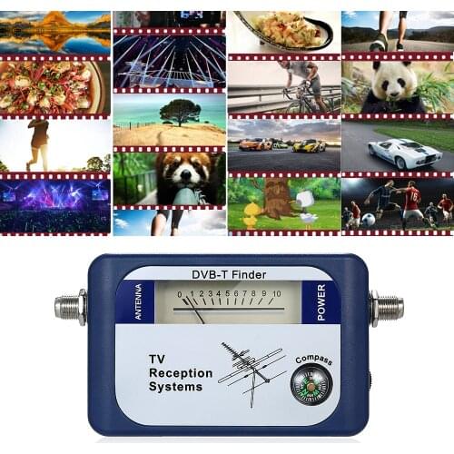 DVB-T TV Antenna Finder Digital Aerial Terrestrial Signal Strength Meter Pointer TV Satellite Receiver 170-860MHz