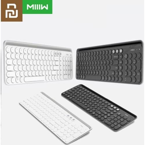 Youpin Miiiw Dual Mode Keyboard MWBK01 104 Keys 2.4GHz Multi System Compatible Bluetooth-compatible Wireless Portable Keyboard
