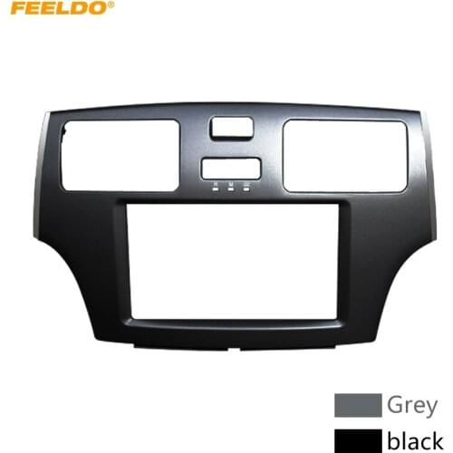 FEELDO Car 2DIN Stereo Audio Fascia Panel Frame Adaptor For Toyota Windom LEXUS ES Dash Trim Frame Installation Fit Kit #HQ4862