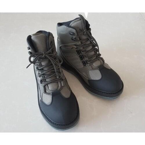 Fy Fishing Waders Felt Sole Hunting and Fishing Wading Shoes Rock Anti-Skid Quick Drying Upstream Wading Boots Aqua Sneaker