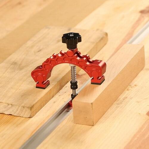 KKmoon T-Track Hold Down Clamp Horizontal Toggle Clamp Adjustable T-Slot Clamp Woodworking Tool Clamps Up to 75mm for Workbench