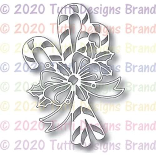 Candy Canes 2021 Metal Cutting Dies for DIY Scrapbooking and Card Making Decor Embossing Craft No Stamp