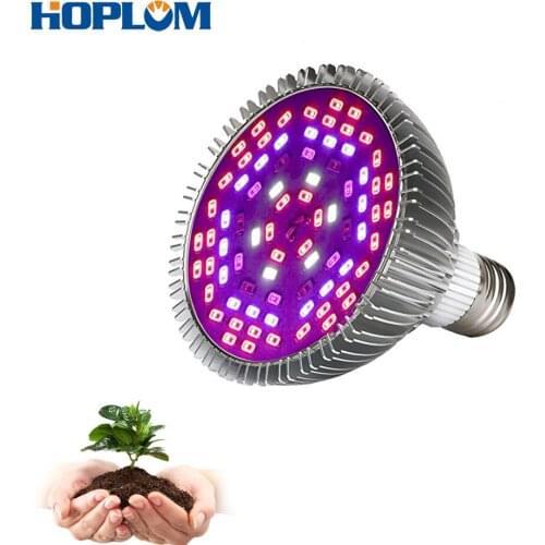 50W Full Spectrum LED Grow Light Red+Blue+UV+IR AC85~265V Led Plant Lamps For Hydroponics Vegetables and Flowering Plants