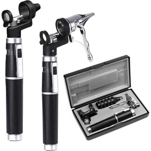 Medical Nasal Care Booger Speculum Cleaning Device LED Nose Endoscope Otoscope Nasoscope ENT Kit Nasal Dilator Rhinoscope Set