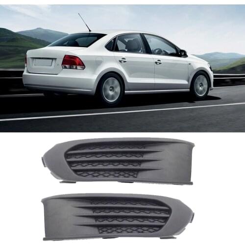 Front Bumper Fog Lamp Grille Fog Light Cover for POLO SEDAN VENTO 2009-2013