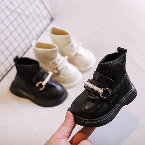 Rubber Brother Children's Leather Shoes