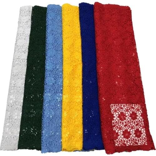 Various Color Swiss Voile lace High Quality Soft Eyelet Embroidery African Lace Fabric Nigerian Cotton Lace For Wedding Party