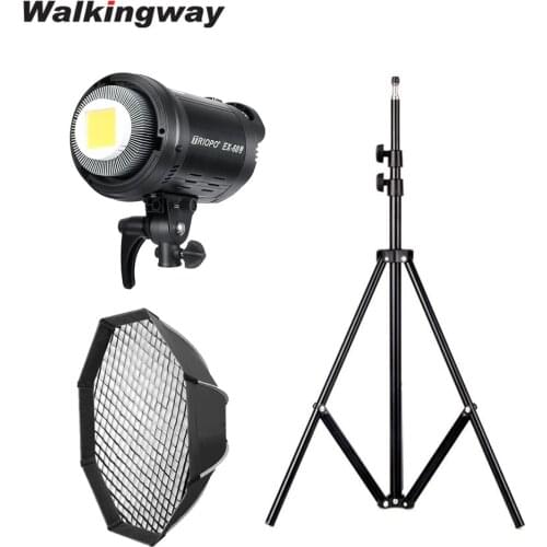 150W Sun light LED Studio Video Light Continuous Output White Version Softbox Bowens Mount Kit for Live Record Portrait Video