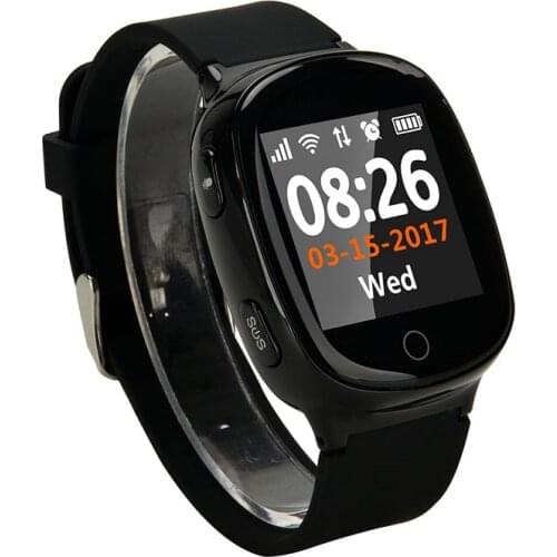 Smart Watch GPS Tracker Heart Rate Monitor D100 3G GPS LBS WIFI Positioning Two Way Radio Voice Monitor For Old People Elder