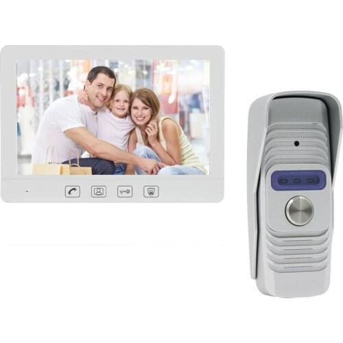 ZHUDEL HD CCD Video Door phone Intercom for Home intercom system Support Extra CCTV Camera Wired 10.1inch video Doorbell Monitor