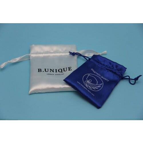 High quality drawstring Satin pouches for jewelry gift accessories cosmetics watch headwear bags\pouches customized&wholesale