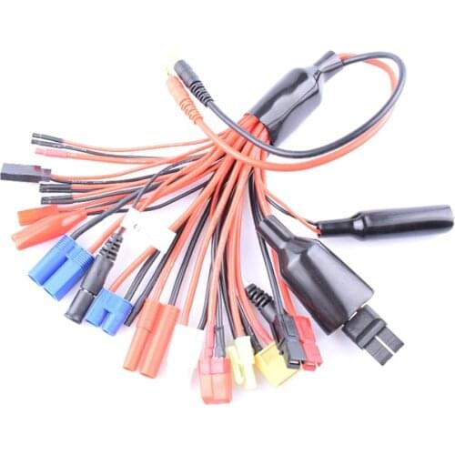 19 in 1 RC Lipo Battery Multi Charger Plug Adapter lead Converter Charging Cable for rc car and plane accessories