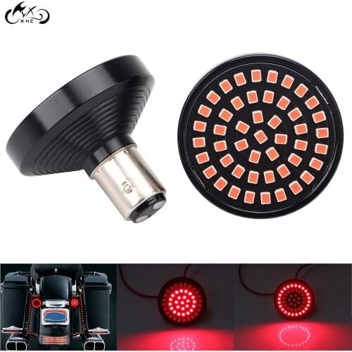 1Pair 1157 LED Turn Signal Red Lights Fit For Harley Touring Electra Glide FLHTCU 2014-2019 Road King CVO Sportster XL/ 883 1200