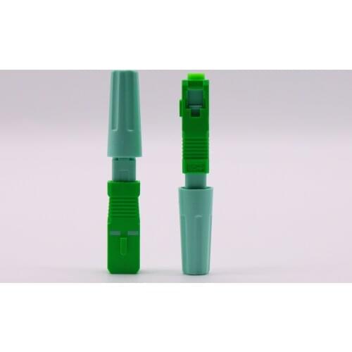 FTTH SC APC Optical fibe quick connector SC FTTH Fiber Optic Fast Connector Embedded High Quality SC APC