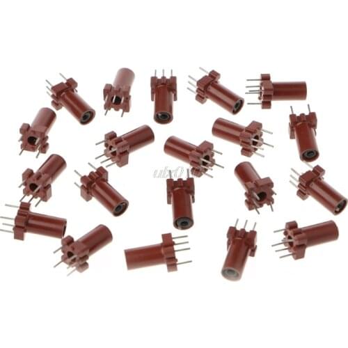 20 Pcs Adjustable Inductor Shell Skeleton Empty Ferrite Core No Inductor Coil 25-100MHZ July Wholesale&DropShip