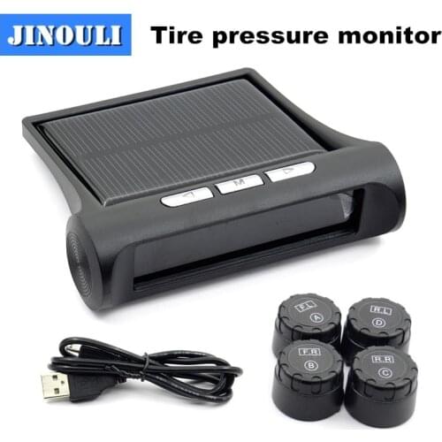 2018 Newest Tire Pressure Monitoring Car Bluetooth BLE TPMS 4 External Sensor for Android iOS In Stock