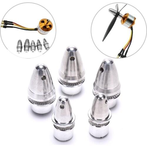 5 Pcs/lot 3mm/3.17mm/4mm RC Aluminum Bullet Propeller Adapter Holder For Brushless Motor Prop Dropship Nut