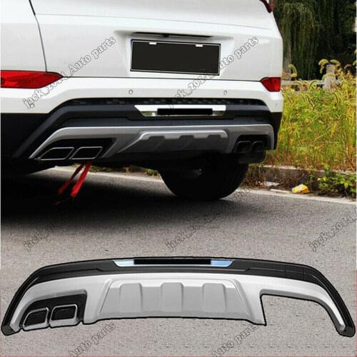 ABS Auto Rear Bumper Anti-collision Board Spoiler Guard For Hyundai Tucson 2015 2016 2017 2018