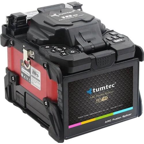 Factory price splicing machine tumtec fst-18s welding machine 5200mAh battery 5000 arcs electrode fiber optic fusion splicer