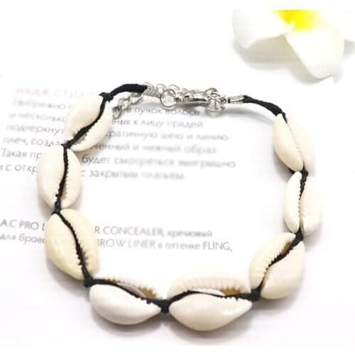 ZV Handmade Nature Shell Foot Chain for Women Summer Beach Bohemian Anklets On Leg Charm Gift Jewelry