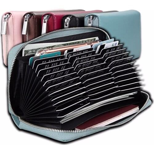 Etaofun 2018 high quality genuine leather card holder purse for men luxury new arrivals phone wallets for women female cards bag