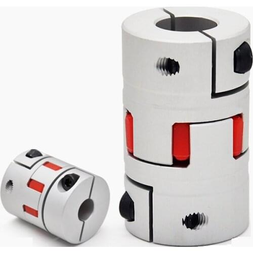 Flexible aluminum alloy coupling Plum coupling three - jaw servo stepper motor coupling