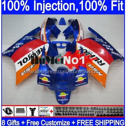Injection For HONDA NSR250R MC28 1994 1995 1996 1997 1998 1999 133MC.27 NSR 250 250R blue orange NSR250 R 94 95 96 97 99 Fairing