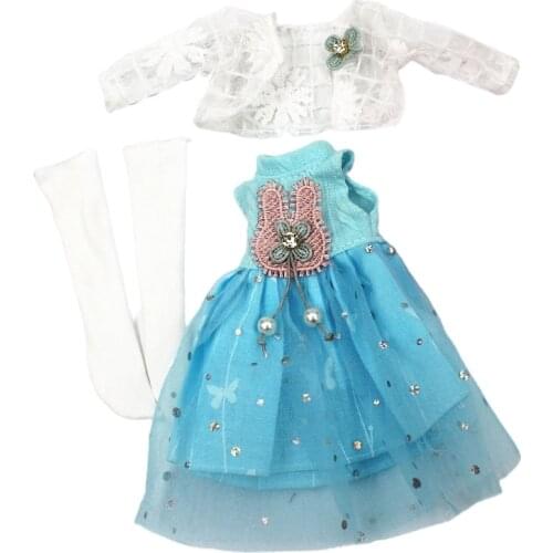 Exquisite Doll Clothes Handmade High Quality Doll Accessories For Barbi Blyth 30cm Doll