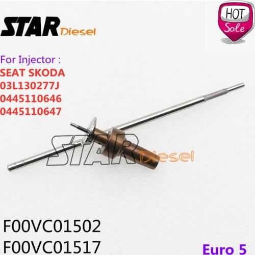 STAR Diesel F00VC01502 F00VC01517 Injector Nozzle Control Valve For SEAT SKODA 03L130277J 0445110646 0445110647