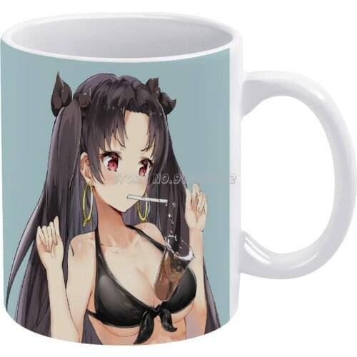 Ishtar In Coffee Mugs 330ml Creative Travel Mug and Cup Office Drinkware Mugs Tazza Fate Stay Night Anime Fate Saber Fate Grand