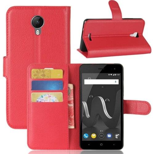For Wiko Jerry 2 Jerry2 5" Wallet Flip Leather Case for Wiko Jerry 2 Jerry2 5" phone Back Cover Housing case shell with Stand