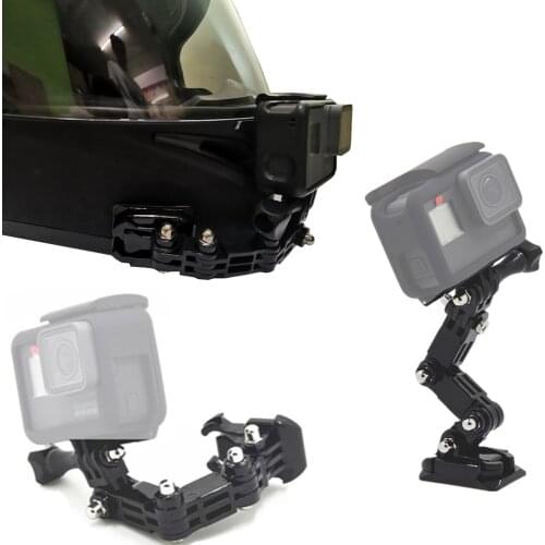 Motorcycle Helmet Mount Curved Adhesive Arm For Xiaomi yi 4K Gopro Hero 8 7 6 5 4 SJCAM sj4000 Eken H9 Action Camera Accessories