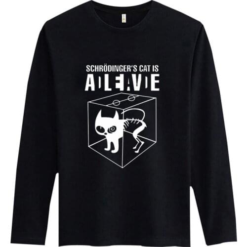 LUCKYFRIDAYF New Arrival Cat Funny Black and White T-Shirt Men for Street Wear Style T-Shirt Men Hip Hop in White Cotton Tees